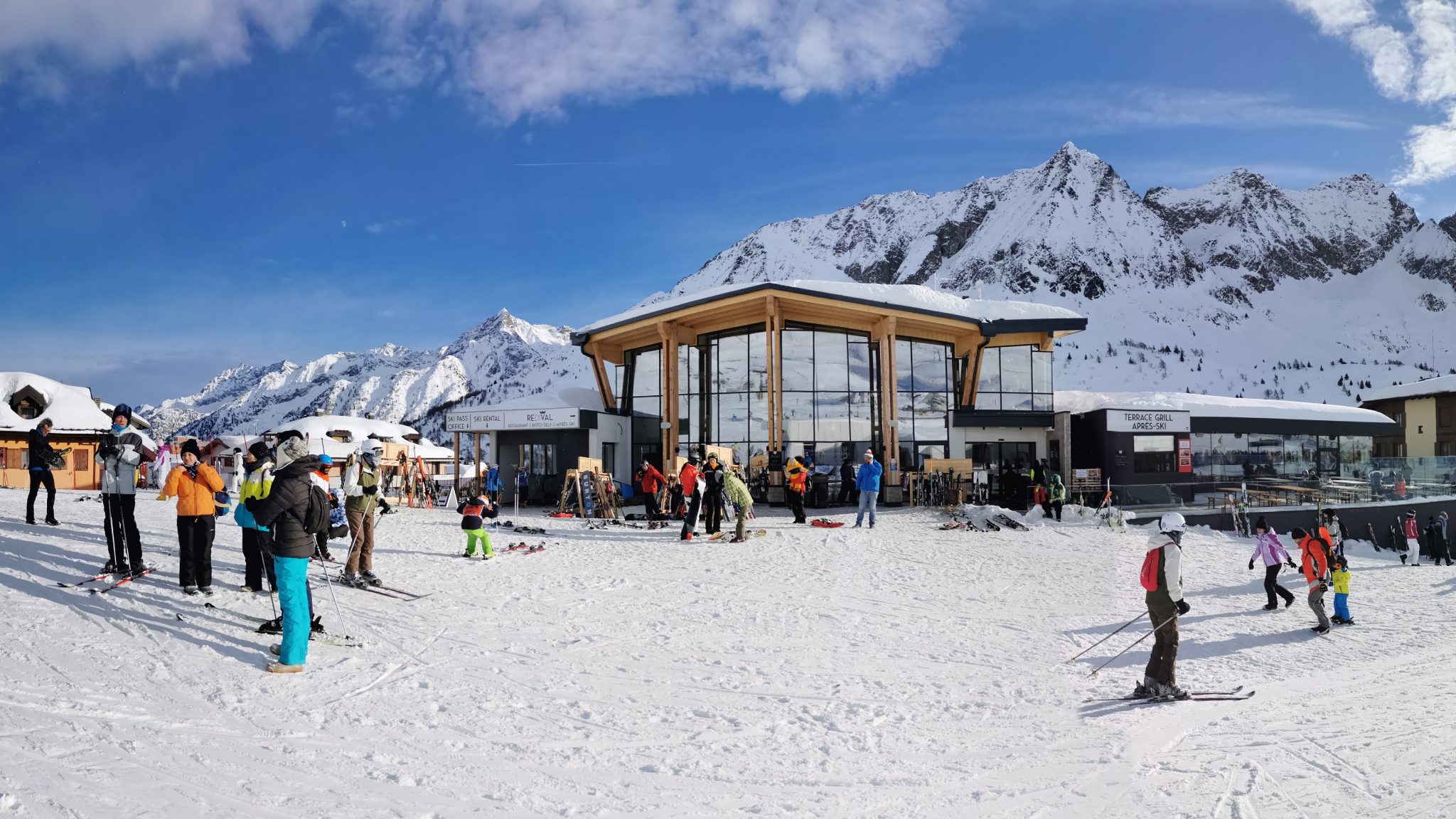 inizio delle piste da sci