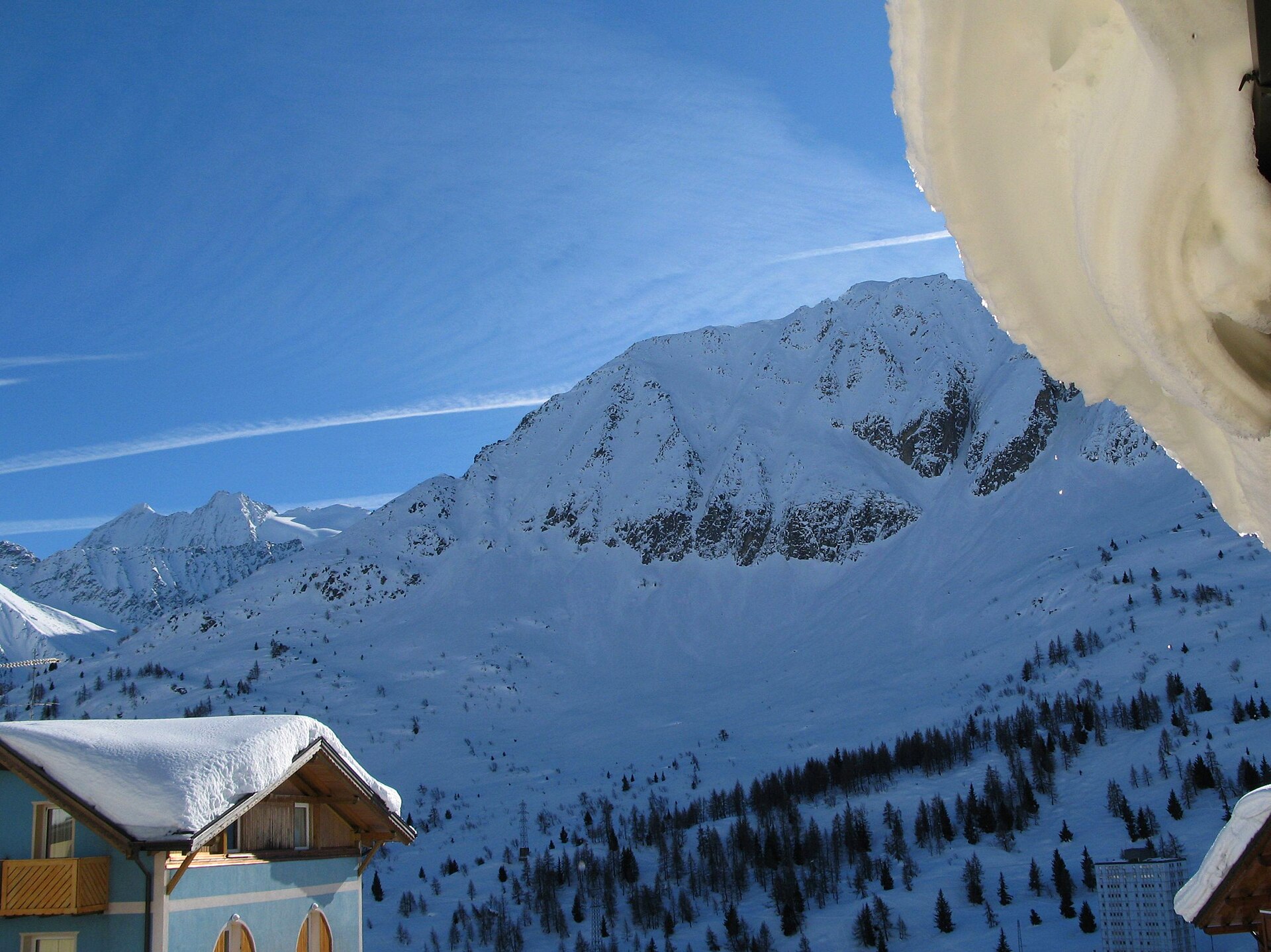 Il Passo del Tonale in inverno